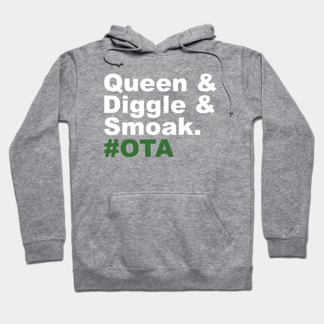 Queen & Diggle & Smoak #OTA Hoodie by FangirlFuel